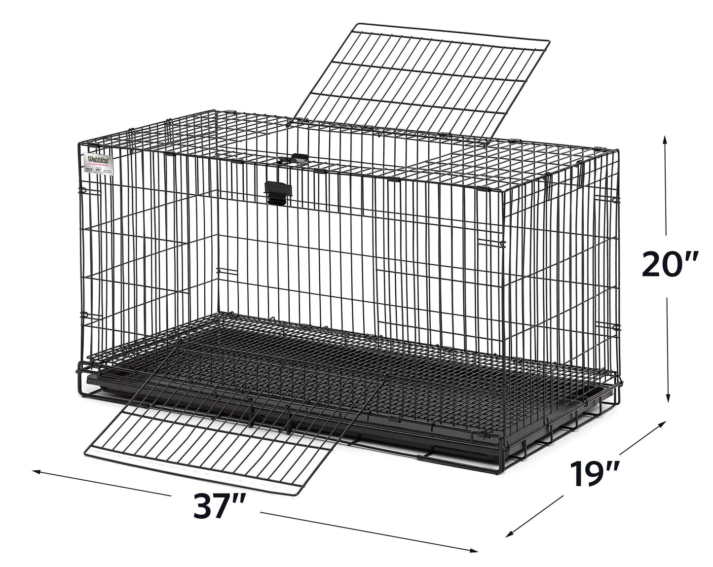 Wabbitat Portable Folding Rabbit Cage - Ultimate Comfort & Convenience for Your Bunny