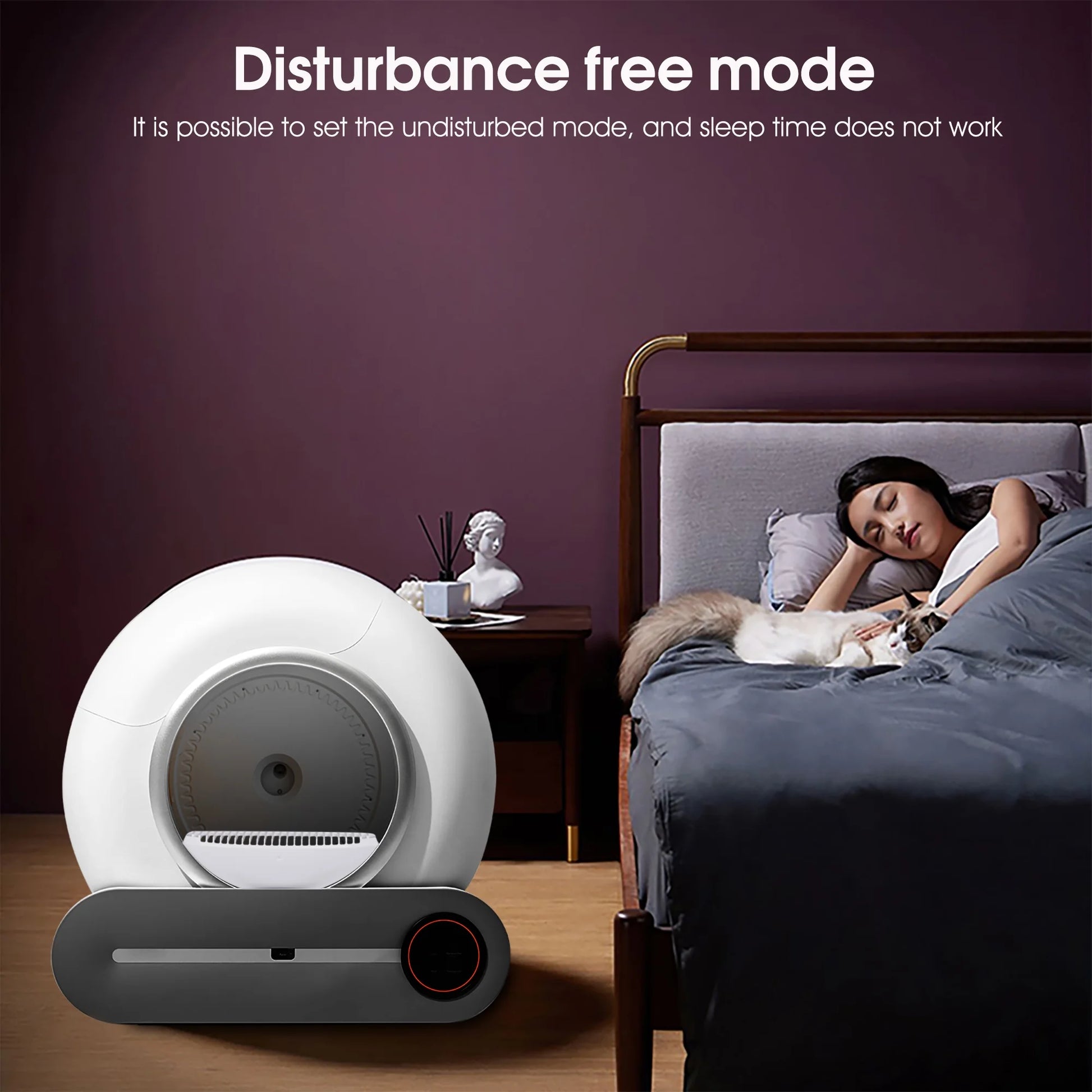 Revolutionary Self-Cleaning Litter Box with App Control & Safety Features - Smart Automatic Cat Litter Box with Liner