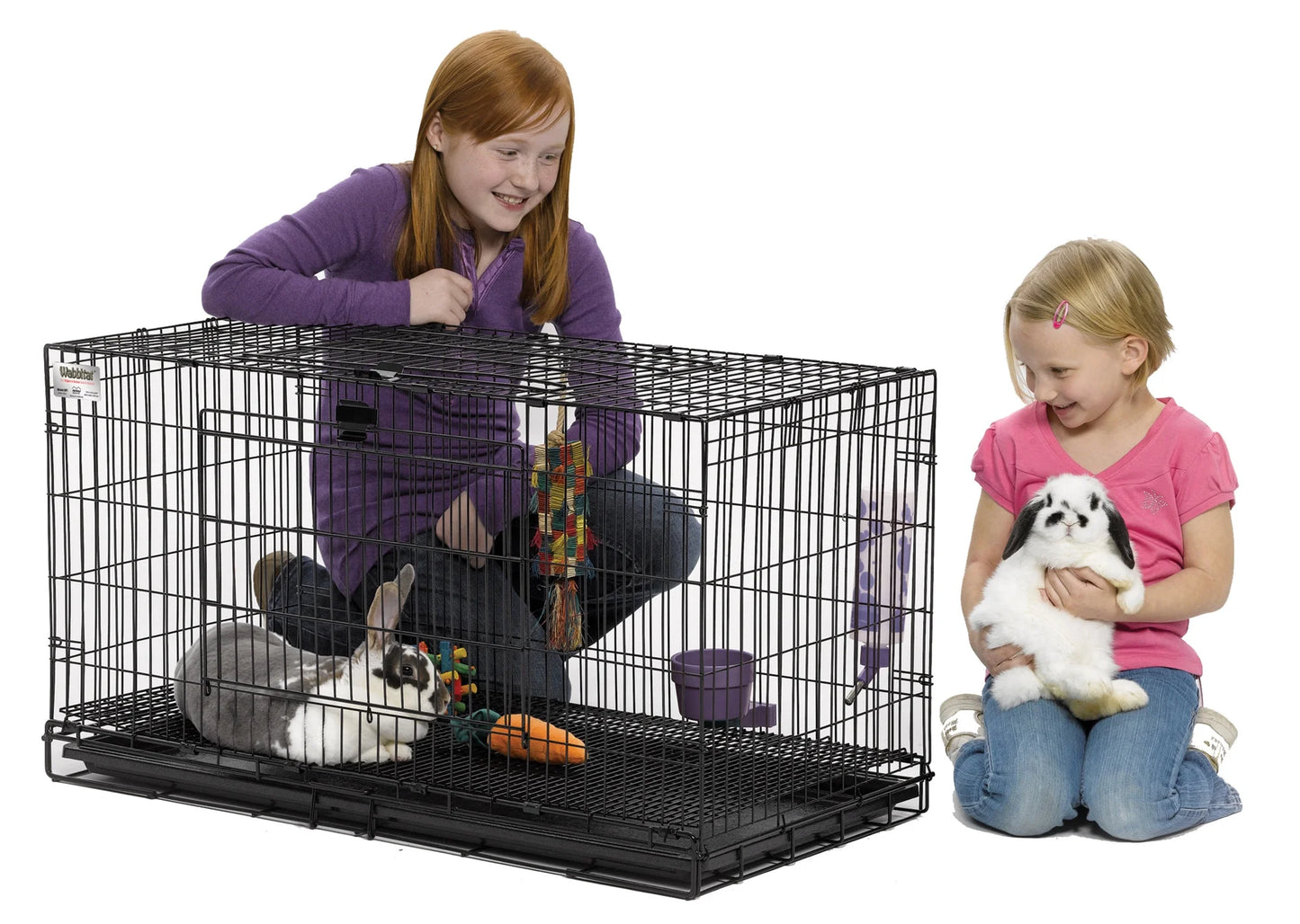 Wabbitat Portable Folding Rabbit Cage - Ultimate Comfort & Convenience for Your Bunny