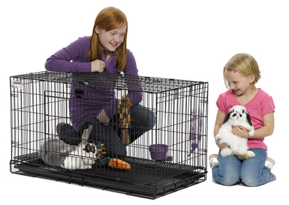 Wabbitat Portable Folding Rabbit Cage - Ultimate Comfort & Convenience for Your Bunny
