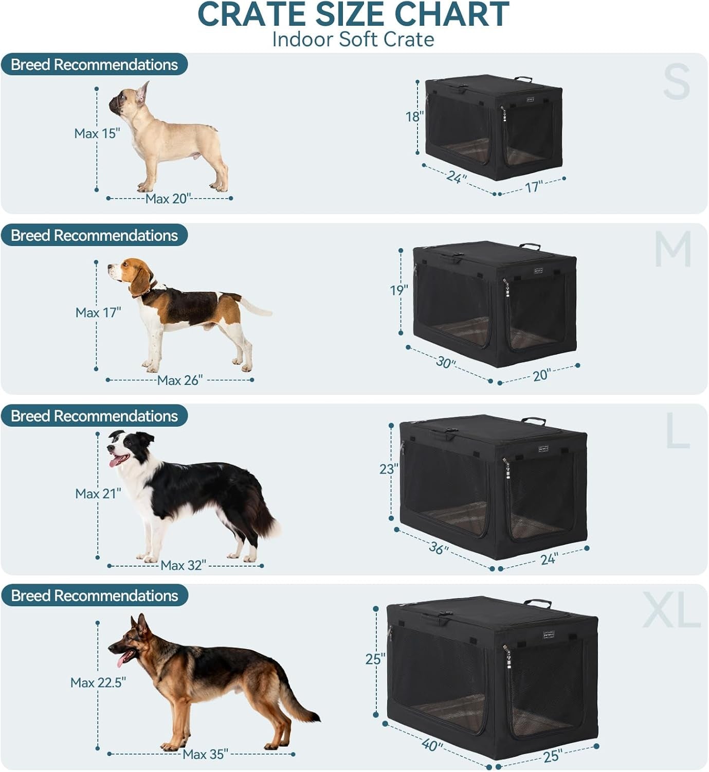 Ultimate Portable Dog Crate for Small Dogs - 24" Soft Travel Kennel with Lockable Zippers, Thick Mat, and Adjustable Steel Frame - Perfect for Indoor & Outdoor Use!