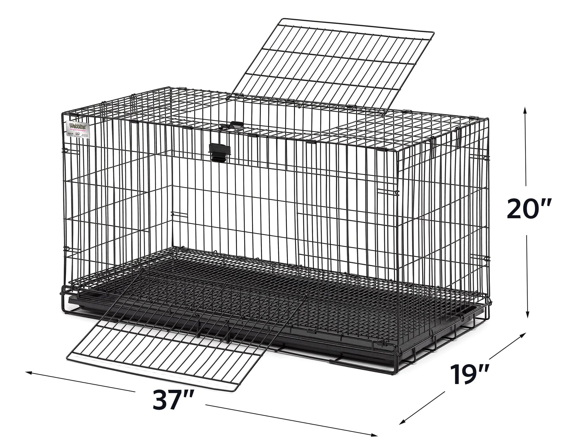 Wabbitat Portable Folding Rabbit Cage - Ultimate Comfort & Convenience for Your Bunny